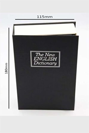 Kilitli Gizli Kasa Sözlük Kumbara Kitap Sözlük Görünümlü 18Cm