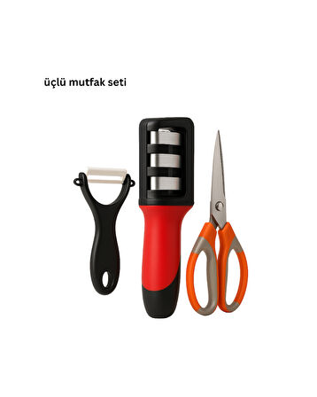 3’Lü Mutfak Makası Seti