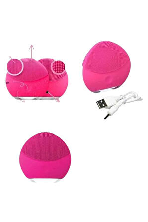 Hassas Ciltlere Özel Titreşimli Yüz Temizleme Ve Masaj Aleti