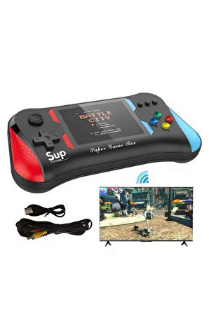 3.5 İnç 500'Ü 1 Arada Klasik Oyun Konsolu Nostalji Oyunlu Atari