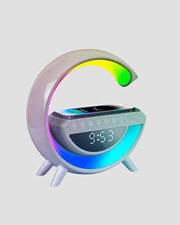 15W Hızlı Şarj Destekli Led Atmosfer Işığı Ve Alarm Fonksiyonlu Lamba