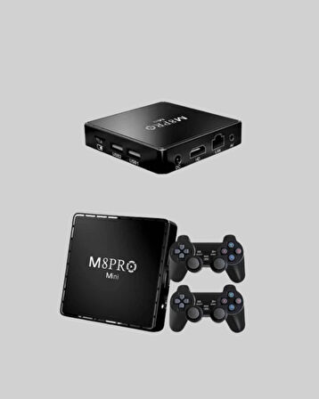 M8Pro Android Tv Box Ve Oyun Konsolu – 10K Hd Görüntü