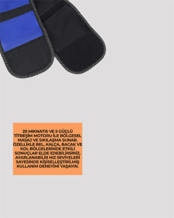 Ayarlanabilir Hız Ve Titreşim Modlarına Sahip Manyetik Masaj Ve Zayıflama Kemeri