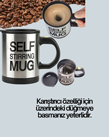 Çift Katmanlı Termos Özellikli Karıştırma Motorlu Kupa