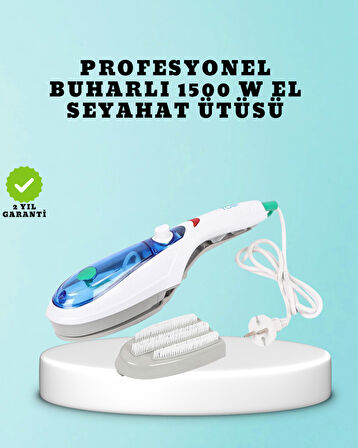 Kompakt Seyahat Ütüsü 1500W | Koku Giderici Buhar Fonksiyonlu