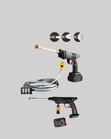 Taşınabilir Akülü Araba Yıkama Makinesi 1.7 Mpa Basınçlı Ve Ergonomik Tasarımlı