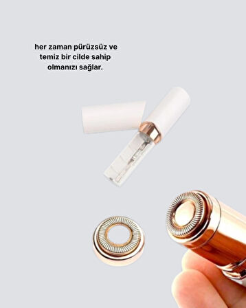 Taşınabilir Yüz Ve Kaş Epilatörü – Acısız Tüy Temizleme