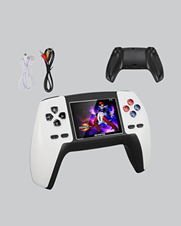 520 Klasik Oyunlu P5™ Controllerview Konsol – Şarjlı, Av Giriş Destekli, Ergonomik Tasarım