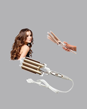 Hızlı Isınan Şarjlı Saç Kıvırıcı Maşa