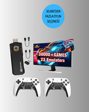 Kablosuz Oyun Konsolu – 30.000+ Oyun Ve Hd Görüntü Ile Kesintisiz Eğlence