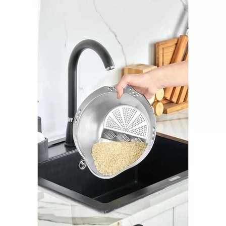 Paslanmaz Çelik Pirinç Süzgeci