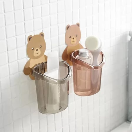 Ayı Figürlü Plastik Organizer