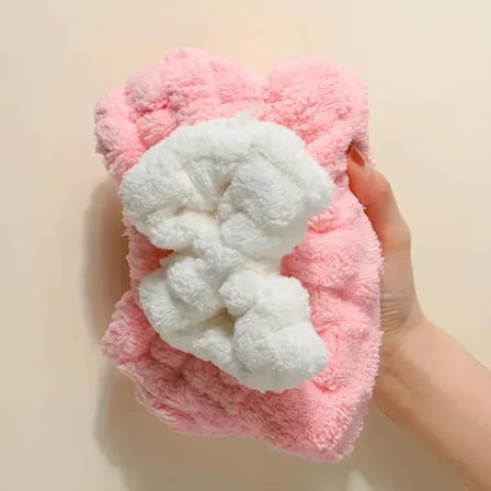 Mikrofiber Örgü Saç Kurutma Bone Havlu