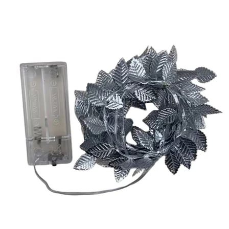 3 Metre Yaldızlı Gümüş Led Işık
