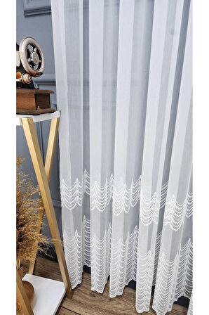 Elita Exculusive 3 Kat Pileli Ütü Istemez Tül Perde Model Tasarım Çeşit Renk Tül