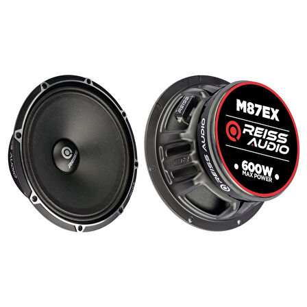 REİSS AUDİO RS-M87EX 20 CM MİDRANGE 600 WAT MAXİMUM 300 WATT RMS POWER ÇİFT FİYATIDIR