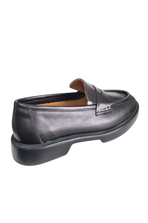 Hakiki Deri Kadın Loafer Makosen Casual Fiyonklu Günlük Ayakkabı