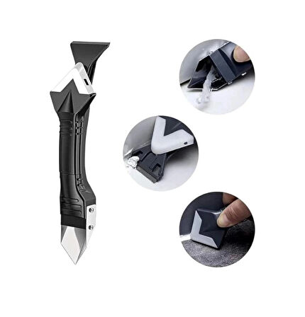 Derz Kazıyıcı Kazıma Aparatı Silikon Sökücü Mastik Pürüzsüz Kazıyıcı Kalafat Sonlandırıcı