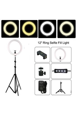 12 Inç Ring Light Stüdyo Makyaj Make Up Led Işık 12'' Halka Işık Yüksek Performans Modeli