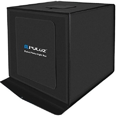 Puluz 60 x 60CM LED Işıklı Ürün Fotoğraf Çekim Çadırı Katlanabilir Portatif 50W 5500 Kelvin