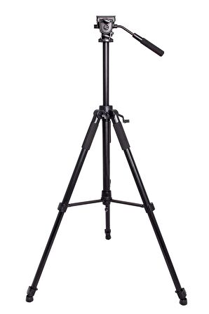 170cm Profesyonel Hidrolik Kafa Video Tripod 10 kg Taşıma Kamera Tripot Kalın Bacak Tutma Süngerli