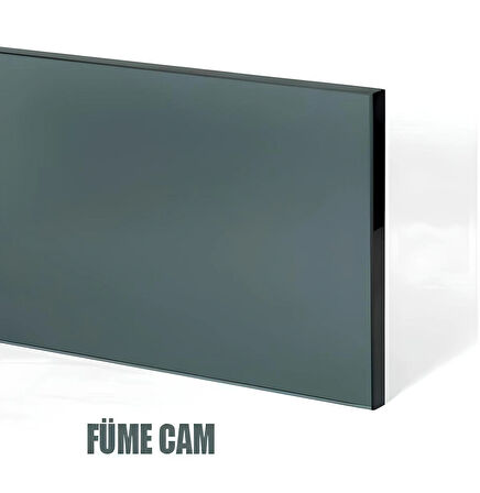  Füme Renkli Masa Camı (8 Mm-59.4-131.7 Cm)