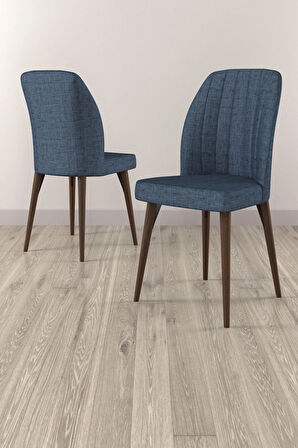 Elis Barok Desen 80x132 Açılabilir Yemek Odası Takımı 4  Sandalye
