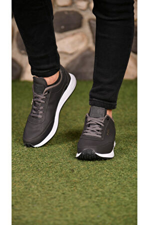 Şık Tasarım Bağcıklı Hafif Günlük Yürüyüş Rahat Taban Casual Sneaker Spor Ayakkabı