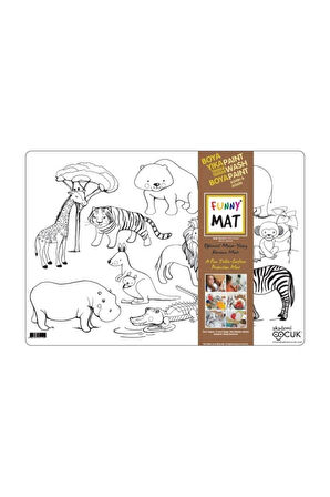 Funny Mat Vahşi Hayvanlar 12li Keçeli Kalem Giotto