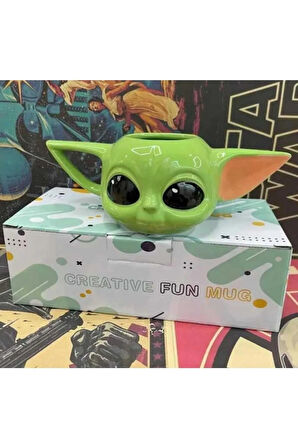 Baby Yoda Özel Tasarım 3d Kupa Mug