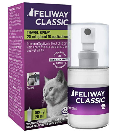 Feliway 20 ml - Feliway Classic Sprey Kediler Için Sakinleştirici Sprey