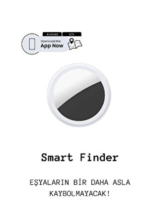 Smart Finder Airtag Akıllı Takip Cihazı - Android ve İos Uyumlu (Anahtarlık Hediye)