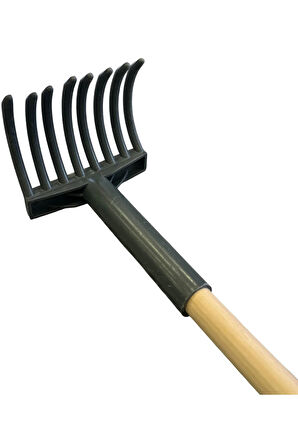 Zeytin Toplama Tarağı 8 Dişli Ahşap Saplı 150 cm