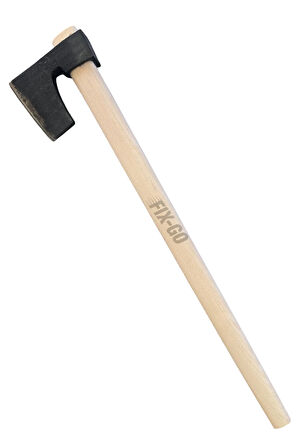 Gürgen Saplı 80 cm Dövme Çelik Kamp Baltası 1.500 gr