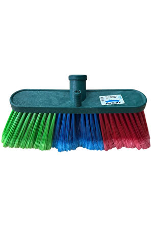 Fırça Sapı Ahşap Sap 150 cm ve Oto Fırça 17 cm Yumuşak 4'lü Set