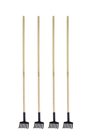 Zeytin Toplama Tırmığı 7 Dişli Ahşap Saplı 150 cm 4 Adet