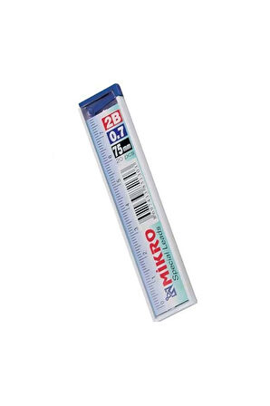 0.7 Cetvelli Min Uç 75 mm 2B (12 Adet)
