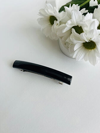 Klipsli Basic Siyah Toka