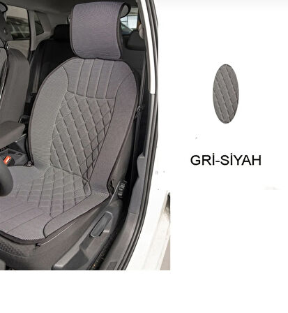 Point Renault Clio Hb Oto Gri Ön İki Koltuk Minderi 2009 Sonrası