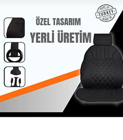 Point Hyundai Accent Oto Siyah Ön İki Koltuk Minderi 1995-2005