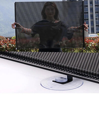 Araba Güneşliği Ön Cam Güneşlik Geri Çekilebilir Koruyucu Güneşlik 68 X125 Cm Benekli
