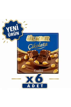 Ülker Fındıklı İstanbul Çikolata (93 g) x6 adet