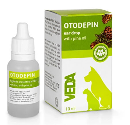 Veda Otodepin Köpek Kedi Kulak Damlası 10 ml