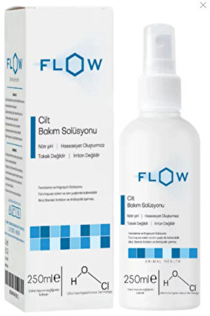 Flow Kedi Köpek Cilt Bakım Solüsyonu Hipoloröz Asit 250 ml