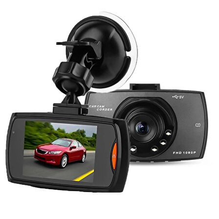 HD Araç İçi Kamera 2.7' Ekranlı 5 Mp Araç Yol Kamerası 32Gb Kadar Hafıza Kartı Destekli