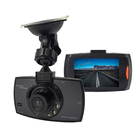 HD Araç İçi Kamera 2.7' Ekranlı 5 Mp Araç Yol Kamerası 32Gb Kadar Hafıza Kartı Destekli