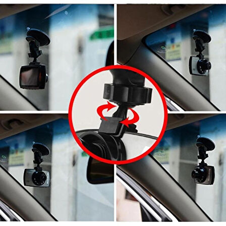 HD Araç İçi Kamera 2.7' Ekranlı 5 Mp Araç Yol Kamerası 32Gb Kadar Hafıza Kartı Destekli