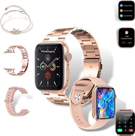 Samsung Galaxy A34 Uyumlu G9 Mini Smart Watch 3 kordonlu ve bileklik hediyeli