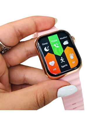 G9 Mini 41 Mm Amoled Ekran Akıllı Saat 3 Strap+Bracelet IPhone12/Mini/Pro/Promax Uyumlu