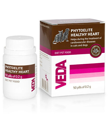 Veda Vedavet Phytoelite Healty Heart Bitkisel Destekleyici 50 Tablet